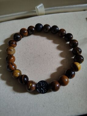 🪾Natural Tiger’s Eye & Lava Stone Essential Oil Diffuser Bracelet